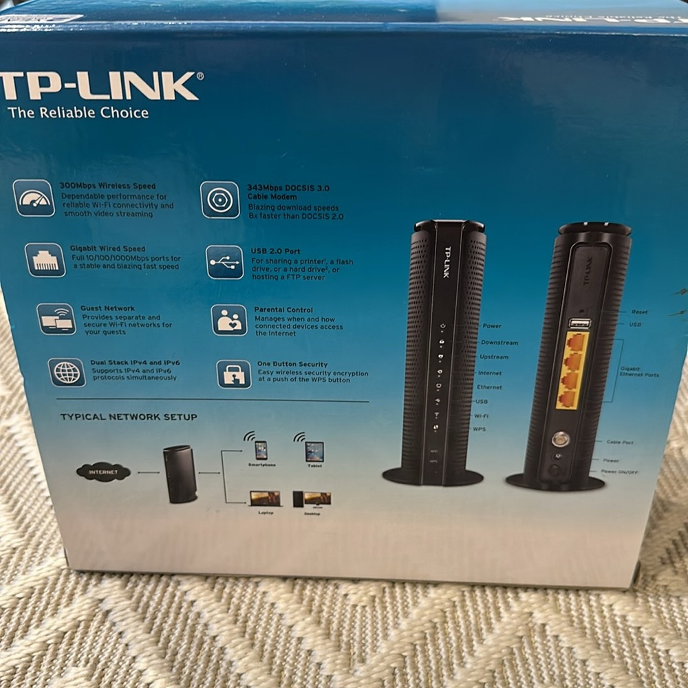 TP-LINK Wireless Cable Modem Router *new in box - Picture 3 of 4